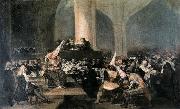 Francisco Jose de Goya The Inquisition Tribunal Germany oil painting reproduction